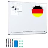 Dynamic-Wave Premium Whiteboard - 180 x 100 - Magnetwand & Schreib- und Zeichentafel - Vielseitige Magnettafel, Notiztafel für Büro, Schule & Zuhause