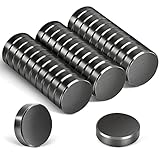 30 Stück Magnete für Magnettafel, 18 x 5mm Ferrit Magnete Stark, Magnete Schwarz Kühlschrankmagnete, Magnete Rund für Whiteboard, Pinnwand, Tafelmagnete, Kühlschrank Magneten