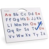 Coogam Magnetische Buchstaben-Übungstafel, Magnete, die ABC-Alphabet-Tafel nachzeichnen, Lernen zu schreiben, Lernspielzeug, Feinmotorik, Montessori-Geschenk für 3 4 5 Jahre alte Kinder