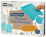 moses. 30340 PhänoMINT Magnet-Zaubertafel – Zum Kreieren von magischen Bildern, Magnetische Zeichentafel mit Vorlagen, Kreativ-Set für Kinder, Tafel & Stift, Türkis